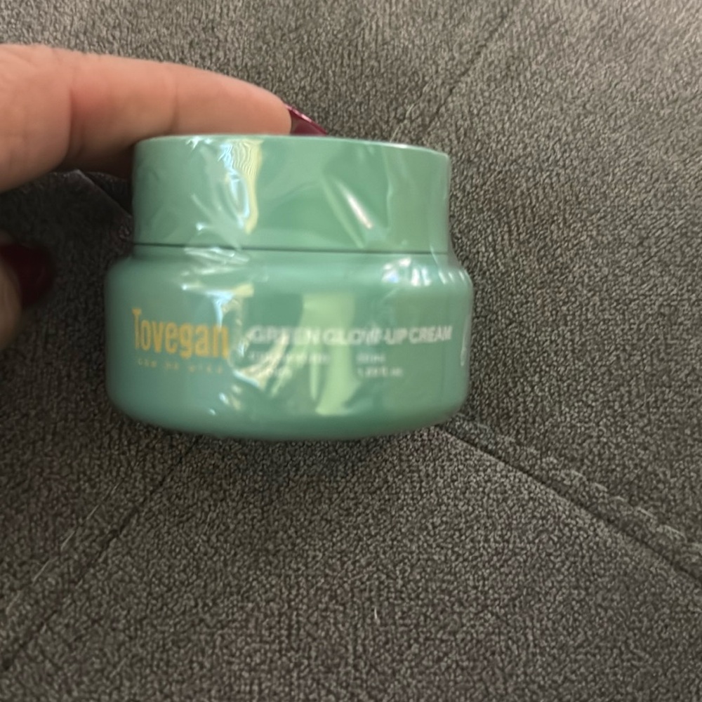 Tovegan Green Glow-Up Cream 50ml / 1.69 fl oz NEW SHRINK WRAPPED CONTAINER